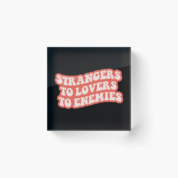 Item preview, Strangers To Lovers To Enemies (Vintage orange) designed and sold by sarascoprox.