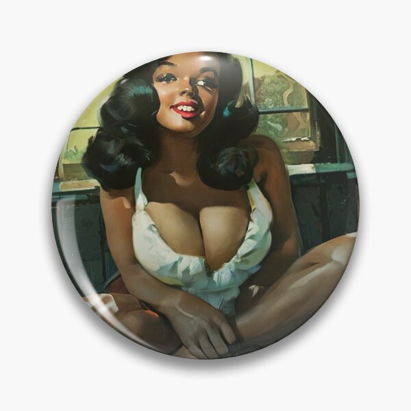 Item preview, Pinup Girl Sitting at the Floor designed and sold by cutestpinups.