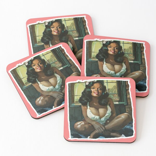 Item preview, Pinup Girl Sitting at the Floor designed and sold by cutestpinups.