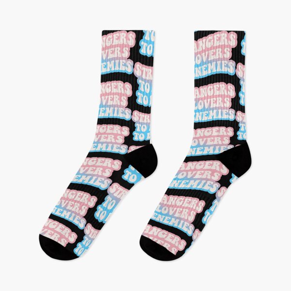 Item preview, Strangers To Lovers To Enemies (Transgender Pride Flag) designed and sold by sarascoprox.