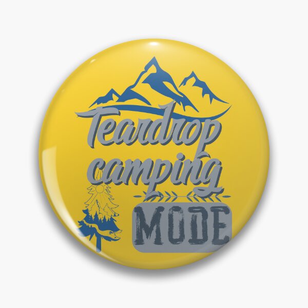 Item preview, teardrop camping mode, forest river sun inside tree pine designed and sold by movie-popcorn.
