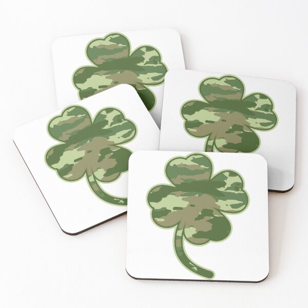 Item preview, Camouflage Clover Shamrock St Patricks designed and sold by artfulnotebook.
