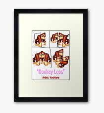 Donkey Loss Framed Print