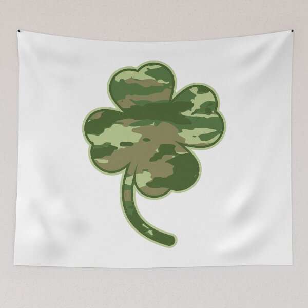 Item preview, Camouflage Clover Shamrock St Patricks designed and sold by artfulnotebook.