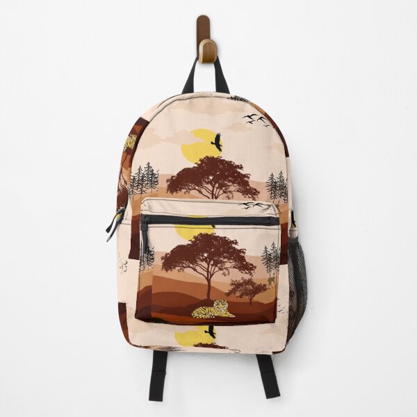 Item preview, Savannah Nature Landscape Sunset Art designed and sold by redask2me.