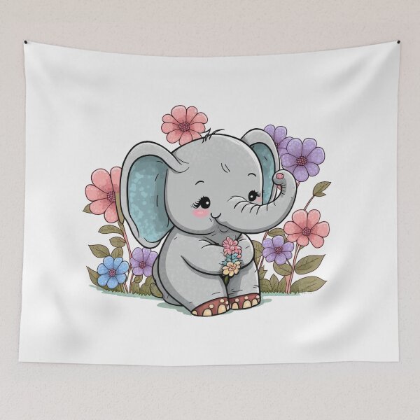 Item preview, Cute elephant designed and sold by yinon-h.