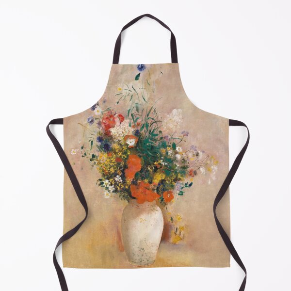Item preview, Odilon Redon - Vase of flowers pink background 1906 designed and sold by Lefteris Betsis.