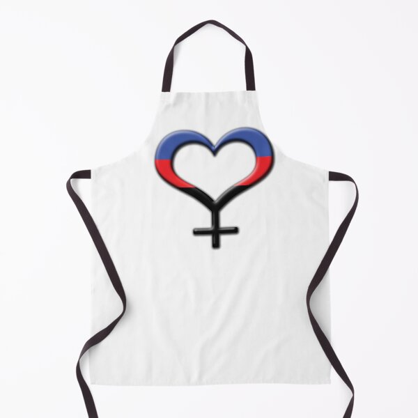 Item preview, Heart-Shaped Polyamorous Pride Female Gender Symbol designed and sold by LiveLoudGraphic.
