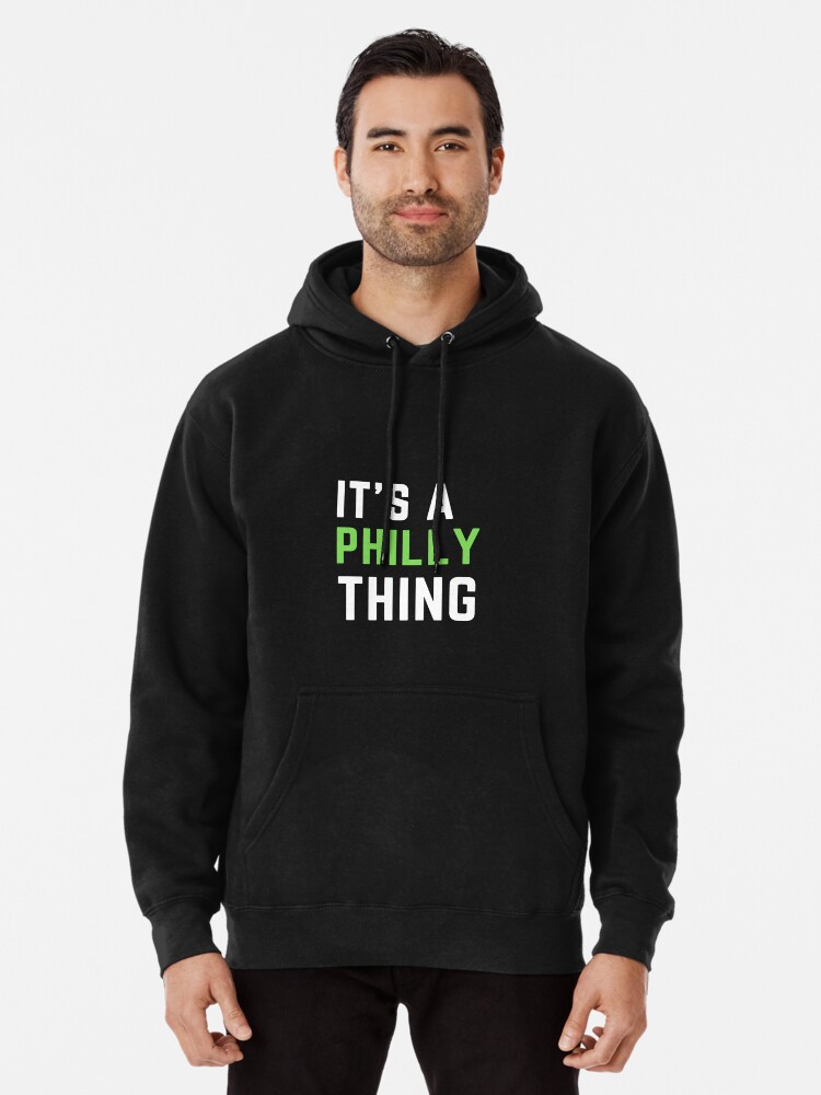 Men's New Era Black Philadelphia Eagles It's A Philly Thing Pullover Hoodie