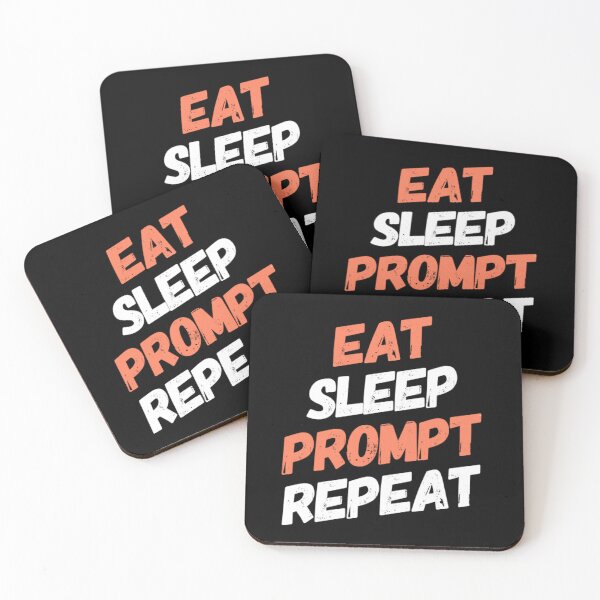 Item preview, Eat Sleep Prompt Repeat designed and sold by mwebba2005.