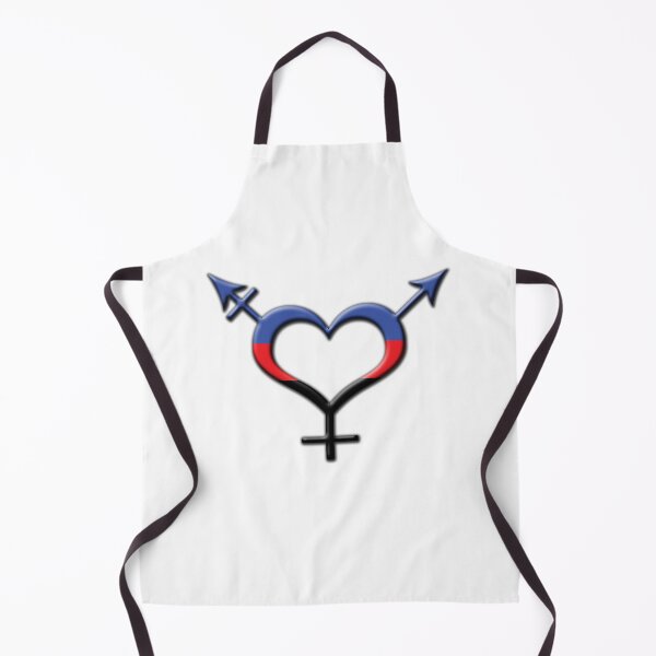 Item preview, Heart-Shaped Polyamorous Pride Transgender Symbol designed and sold by LiveLoudGraphic.
