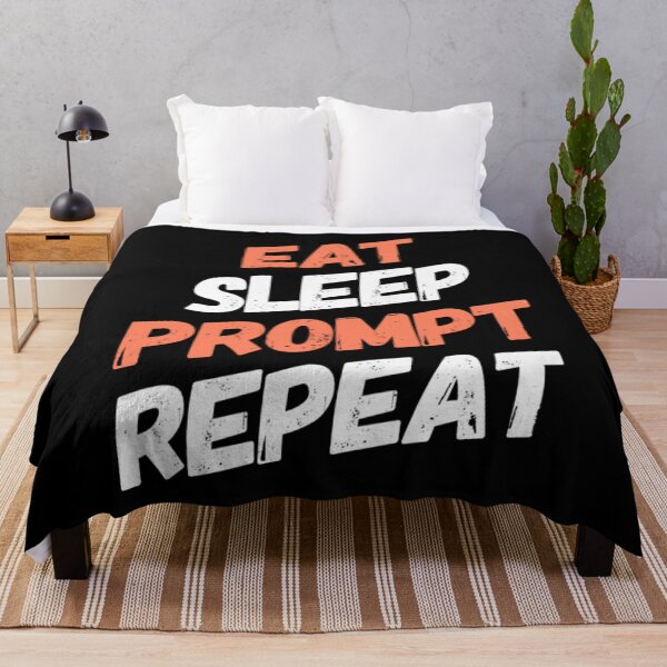 Item preview, Eat Sleep Prompt Repeat designed and sold by mwebba2005.