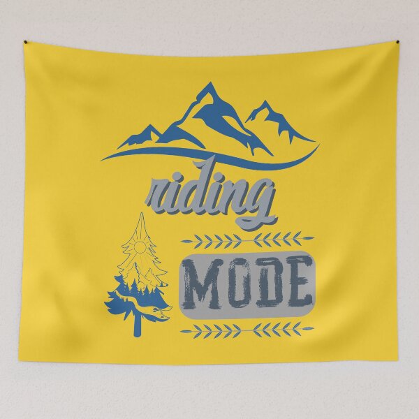 Item preview, riding mode, forest river sun inside tree pine designed and sold by movie-popcorn.