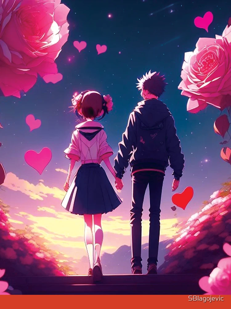 I Love You Young Anime Couple Facebook Timeline Cover Backgrounds - Pimp-My- Profile.com