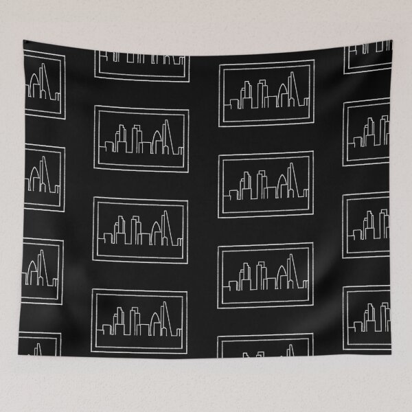 Item preview, London Skyline in a Frame - black and white designed and sold by Olivia Bussiere.