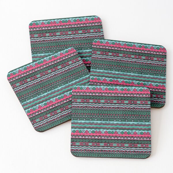 Item preview, Colorful  Aztec Inca Mayan Pattern designed and sold by k9printart.
