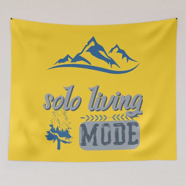 Item preview, solo living mode, forest river sun inside tree pine designed and sold by movie-popcorn.
