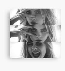 Cara Delevingne Metal Print