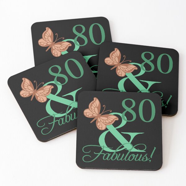 Item preview, Fabulous 80th birthday! designed and sold by thepixelgarden.