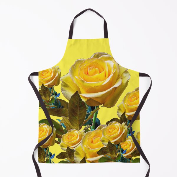 Item preview, YELLOW ROSE GARDEN FLOWER PATTERN YELLOW ART designed and sold by sharlesart.