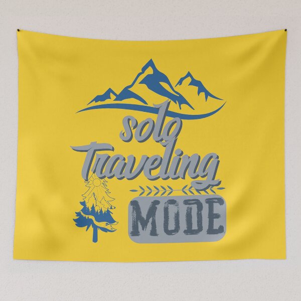 Item preview, solo traveling mode, forest river sun inside tree pine designed and sold by movie-popcorn.