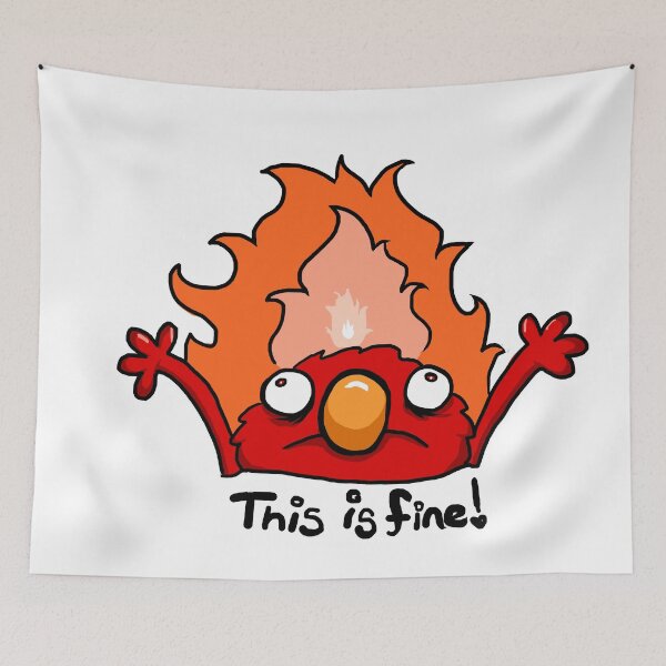 Item preview, Everything's Fine designed and sold by MurderBeanArt.