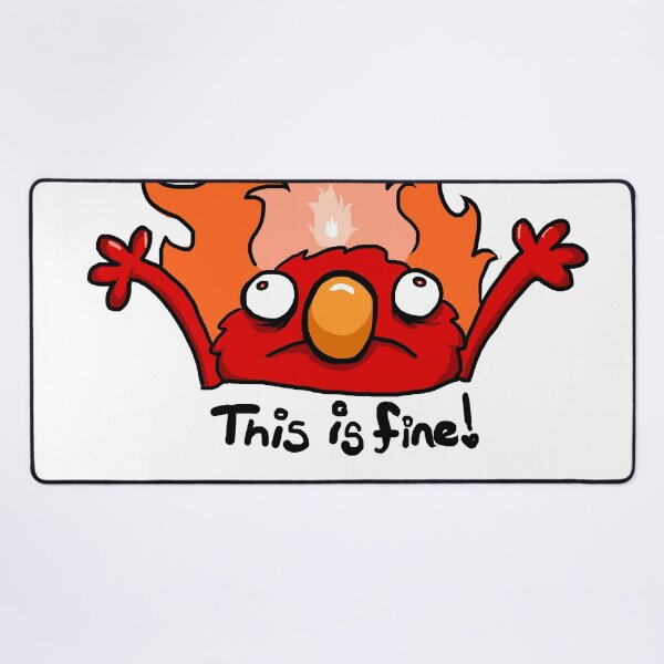 Item preview, Everything's Fine designed and sold by MurderBeanArt.