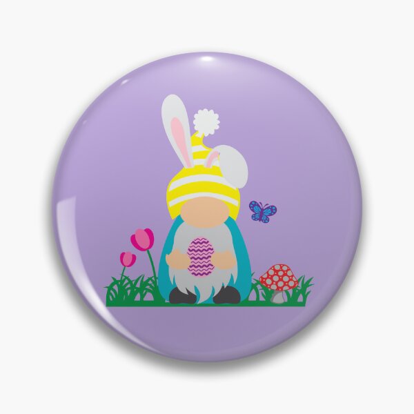 Item preview, Easter Gnome Yellow Hat in a Garden designed and sold by 2CreativeNomads.