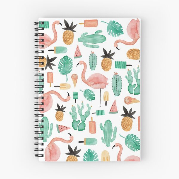 Item preview, Pink flamingo, green cactus and yellow pineapple designed and sold by lucdom96.