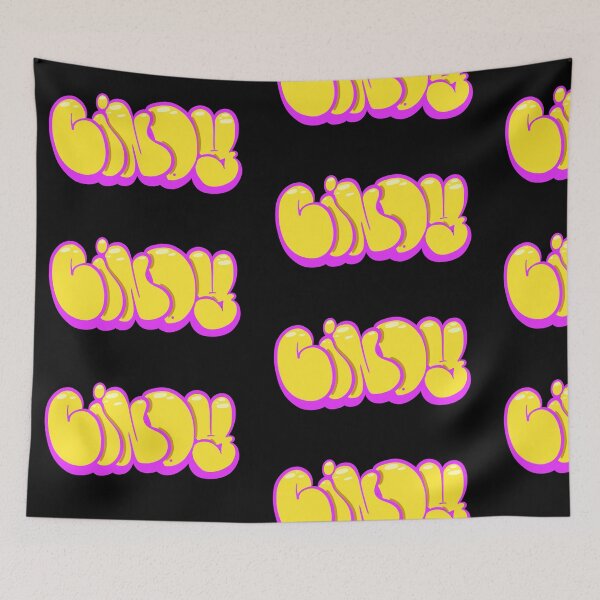 Item preview, Yellow Cindy Name Tag designed and sold by ArtByNabes.