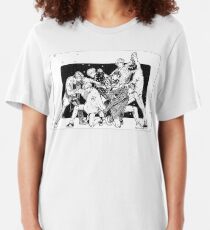 DNA double helix inktober Slim Fit T-Shirt