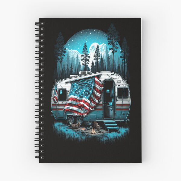 Item preview, Patriotic Campers American Flag designed and sold by druckfun.