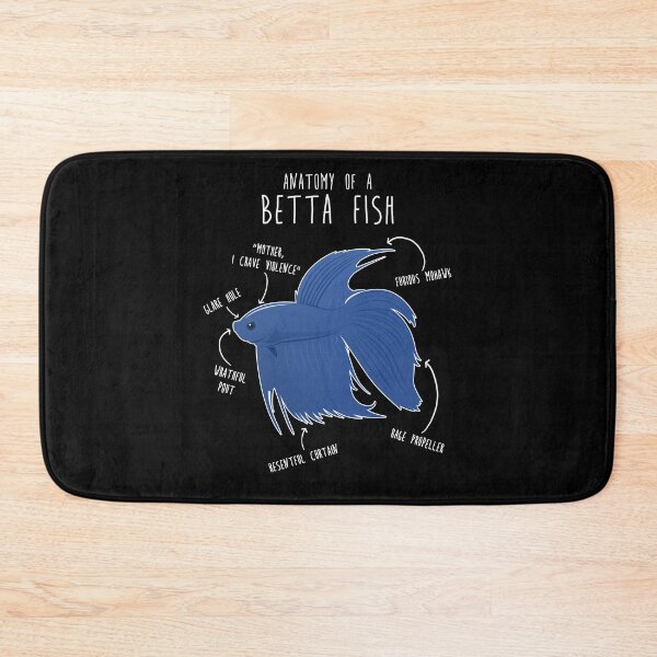 Item preview, Betta Fish Siamese Fighting Fish Anatomy designed and sold by Clara Hollins.