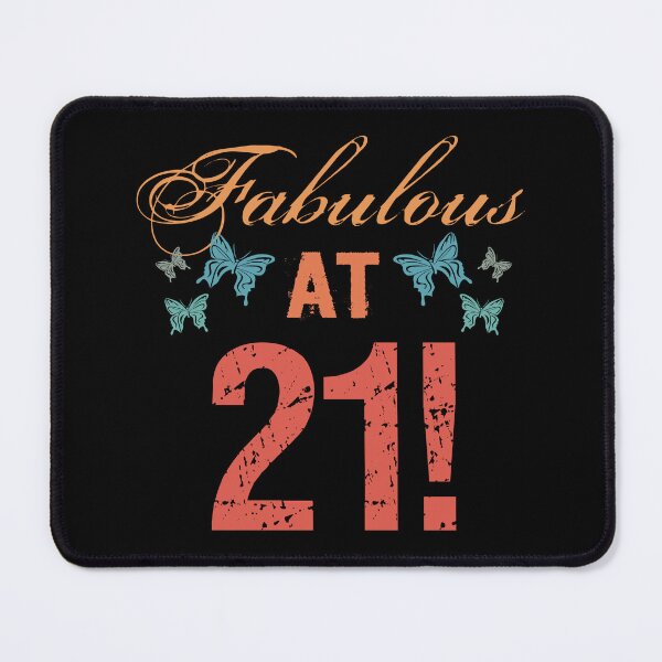 Item preview, Fabulous At 21 birthday! designed and sold by thepixelgarden.
