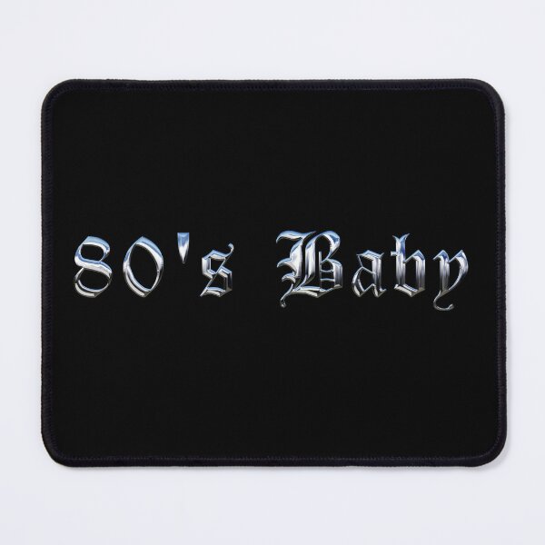 Item preview, 80s Baby | 3D Chrome Typography designed and sold by ProdbyNiECO.