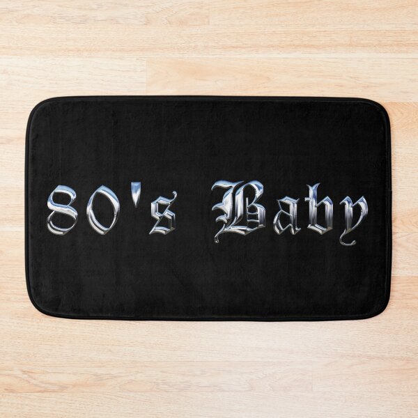 Item preview, 80s Baby | 3D Chrome Typography designed and sold by ProdbyNiECO.