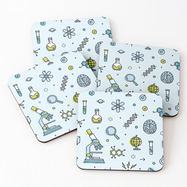 Item preview, Laboratory Pattern Blue+Green designed and sold by Panicked Pixie.