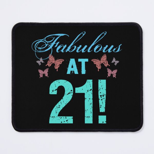 Item preview, Fabulous At 21 birthday! designed and sold by thepixelgarden.