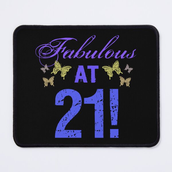 Item preview, Fabulous At 21 birthday! designed and sold by thepixelgarden.