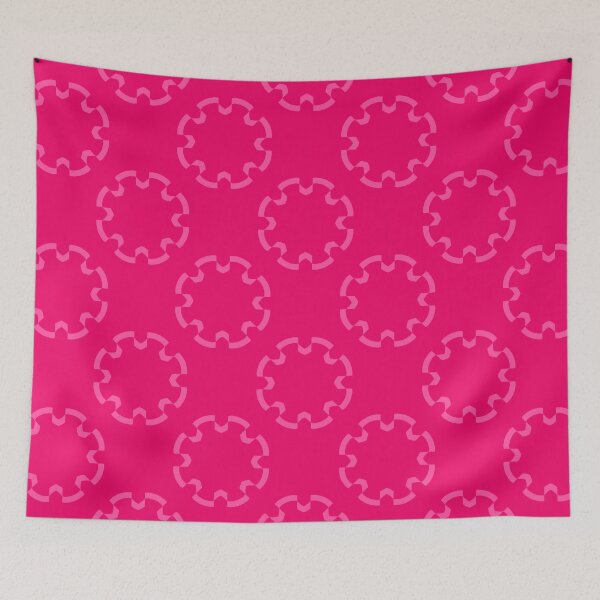 Item preview, Pink Geometric Circle Pattern designed and sold by KeksWorkroom.