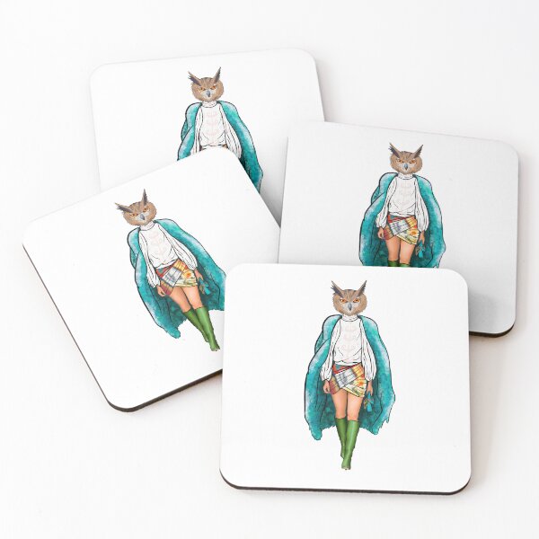 Item preview, Modern Owl Model Character Sticker designed and sold by Rachels-Hue.