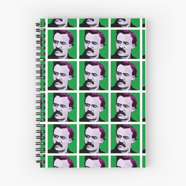 Item preview, Frederick Nietzsche Pop Art Portrait in Green Background designed and sold by OnlyPopArt.
