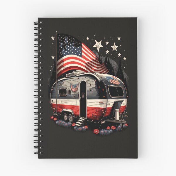 Item preview, Patriotic Campers American Flag designed and sold by druckfun.
