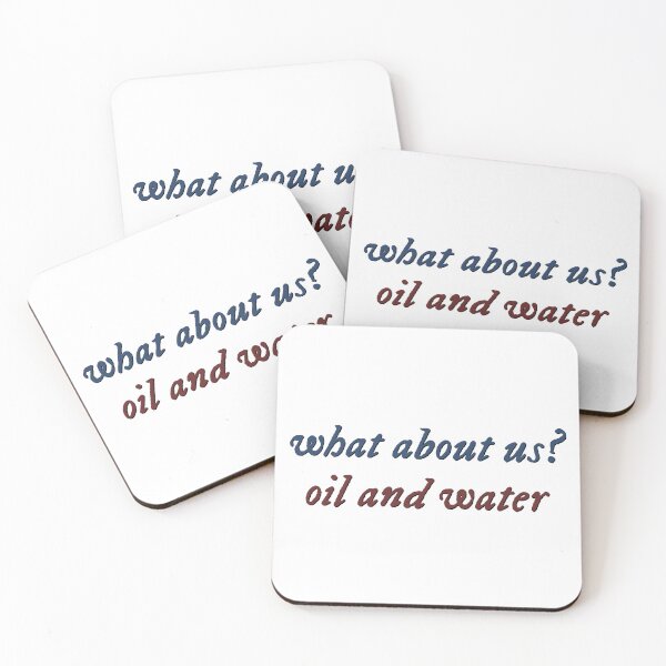 Item preview, What about us? Oil and water designed and sold by percqbeths.