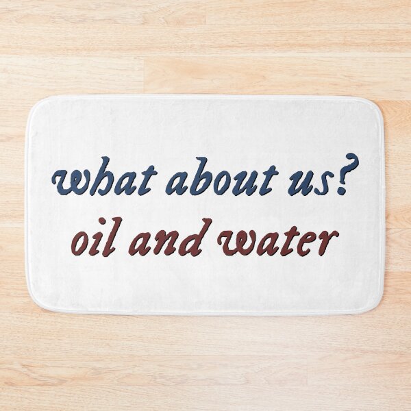 Item preview, What about us? Oil and water designed and sold by percqbeths.
