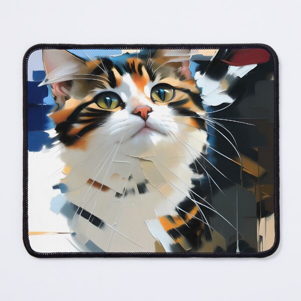 Item preview, In the Moment: A content kitty oil painting designed and sold by KH-GardenEden.