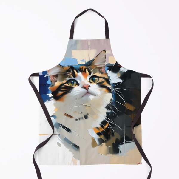 Item preview, In the Moment: A content kitty oil painting designed and sold by KH-GardenEden.