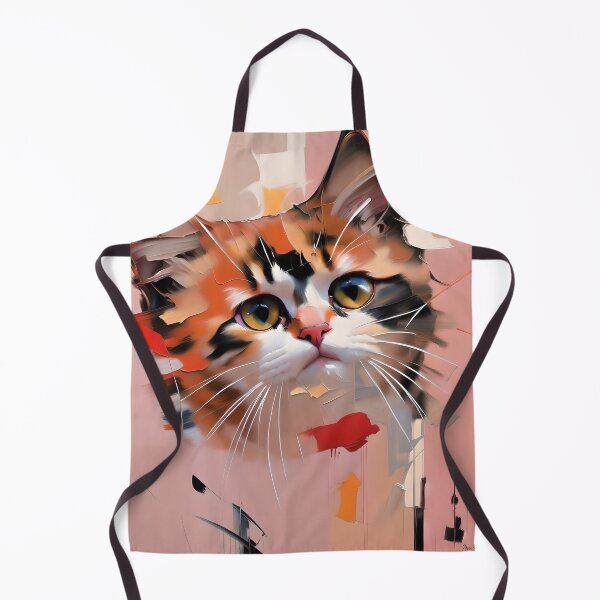 Item preview, Curiosity: A inquisitive kitty oil painting designed and sold by KH-GardenEden.