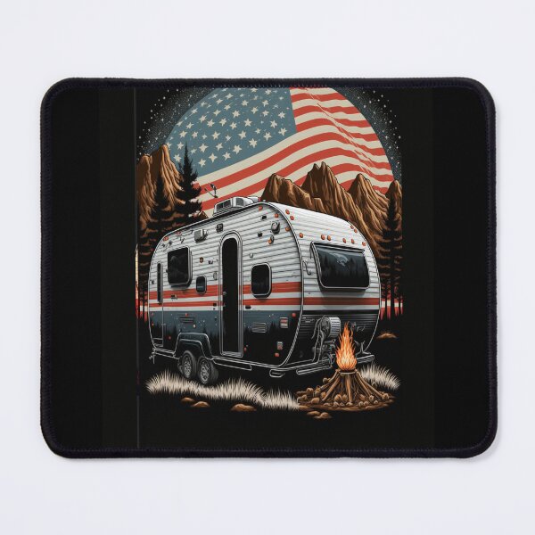 Item preview, Patriotic Campers American Flag designed and sold by druckfun.