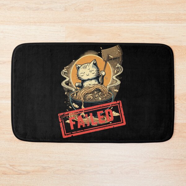 Aperçu de l'œuvre chat mangeant des ramen - Cat Design créée et vendue par Akimatax ✯✯✯✯✯.